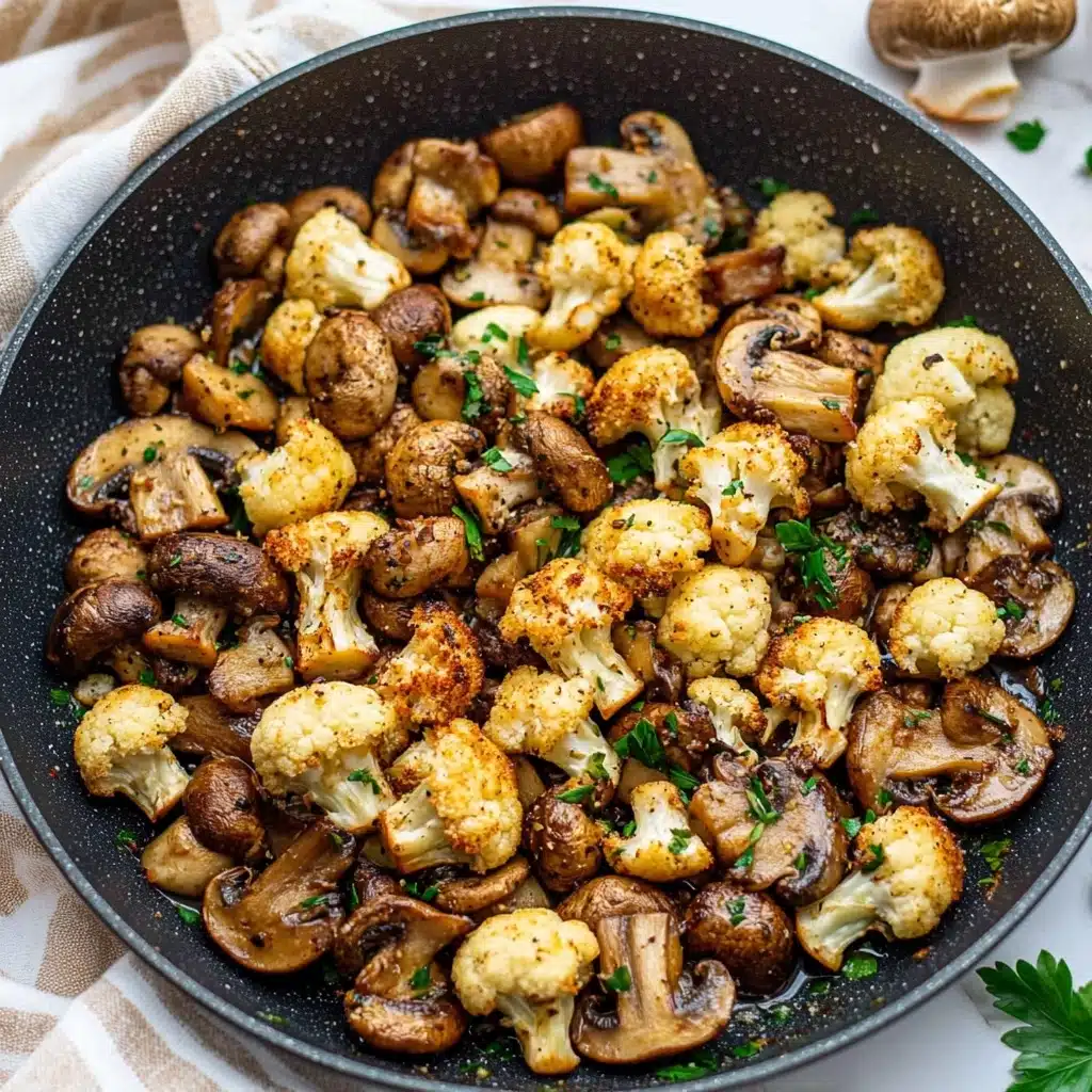 Mushroom Cauliflower Skillet Recipe - Recipe Image