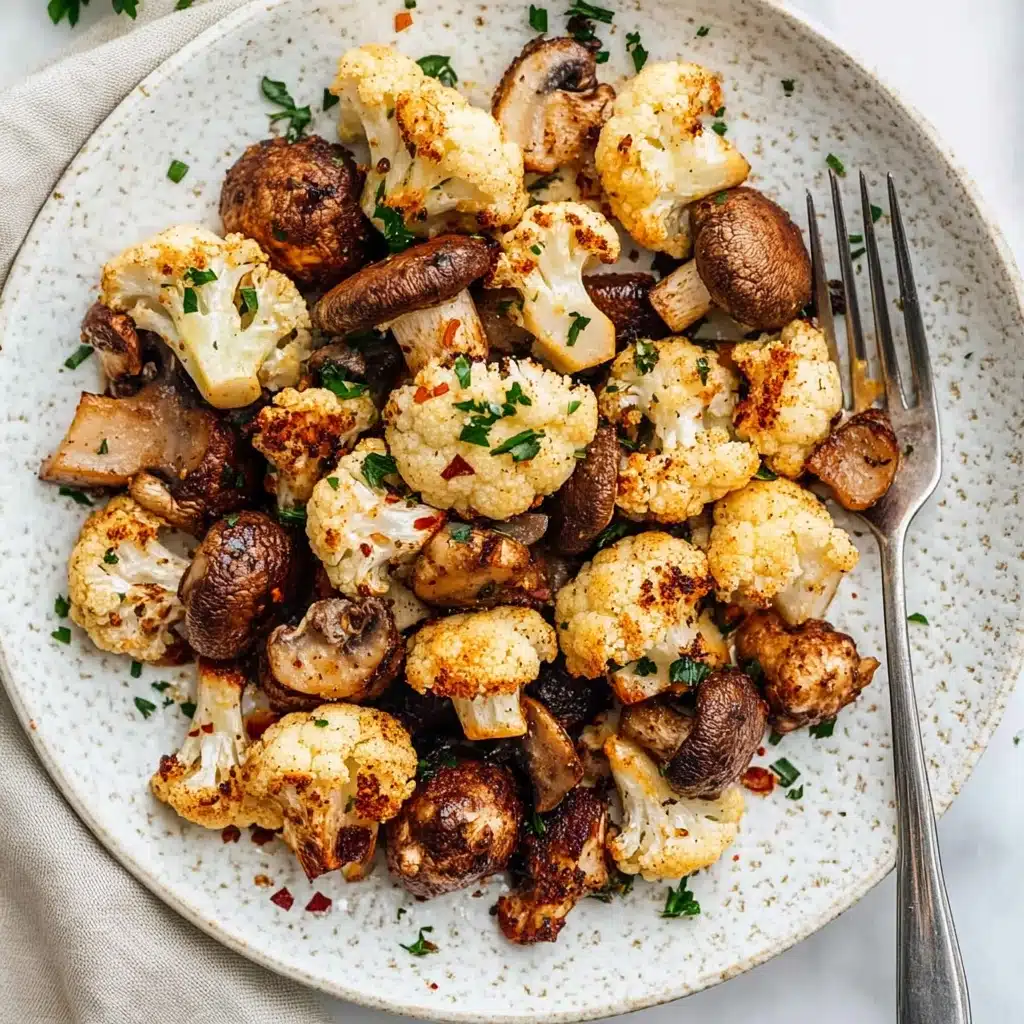 Mushroom Cauliflower Skillet Recipe - Recipe Image