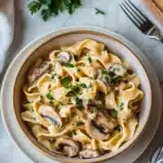 Creamy Vegan Mushroom Stroganoff Recipe