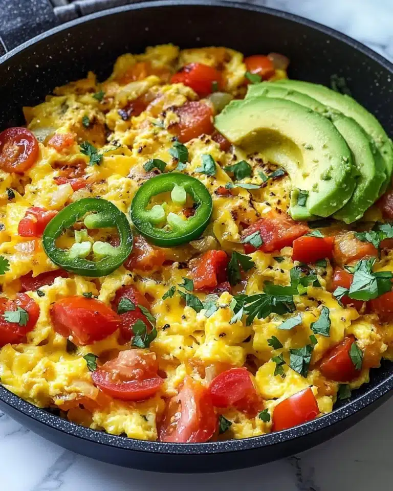 Mexican Scrambled Eggs with Crispy Tortillas Recipe