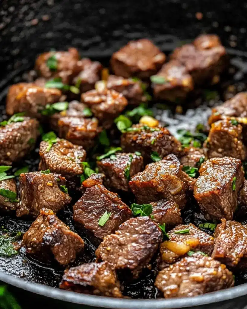Garlic Butter Steak Bites Recipe