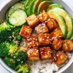 Crispy Bang Bang Salmon Bites Bowls Recipe