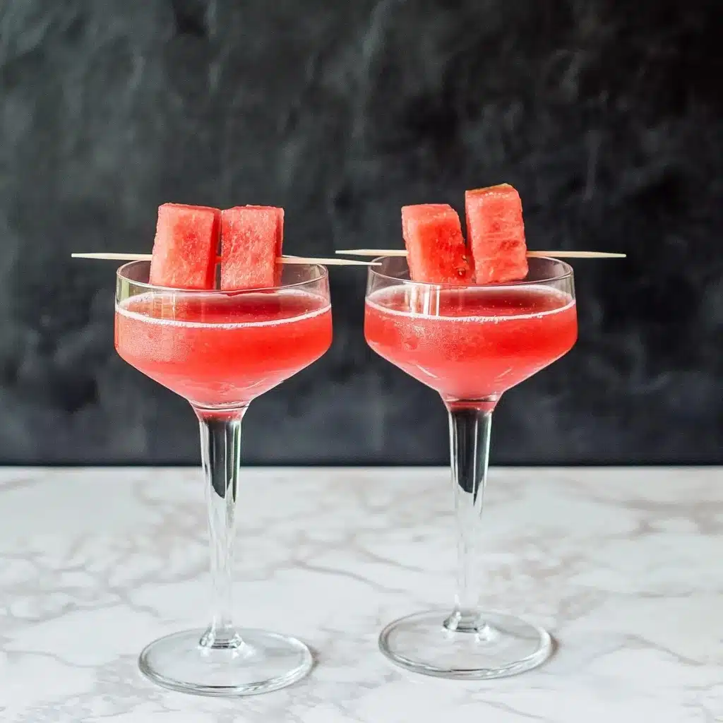 Watermelon Cosmo Cocktail Recipe - Recipe Image