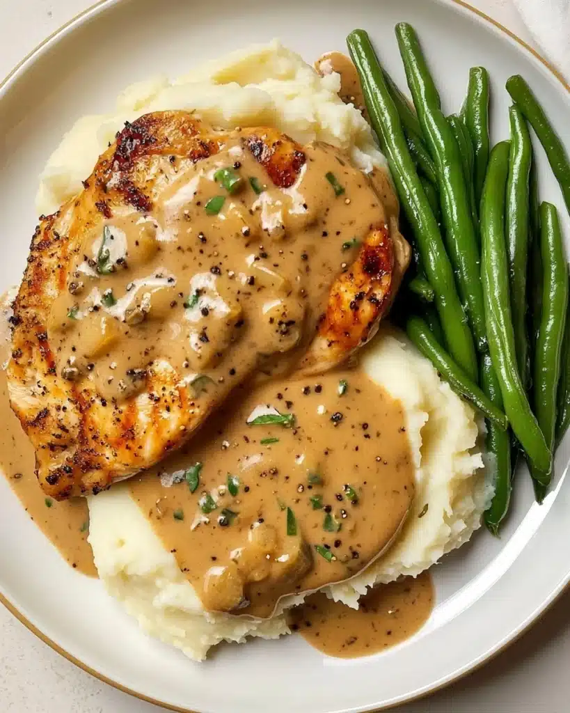 1-Pan, Creamy Garlic Herb Chicken Recipe