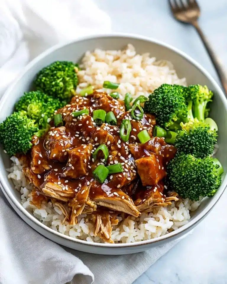 Slow Cooker Honey Garlic Chicken Recipe