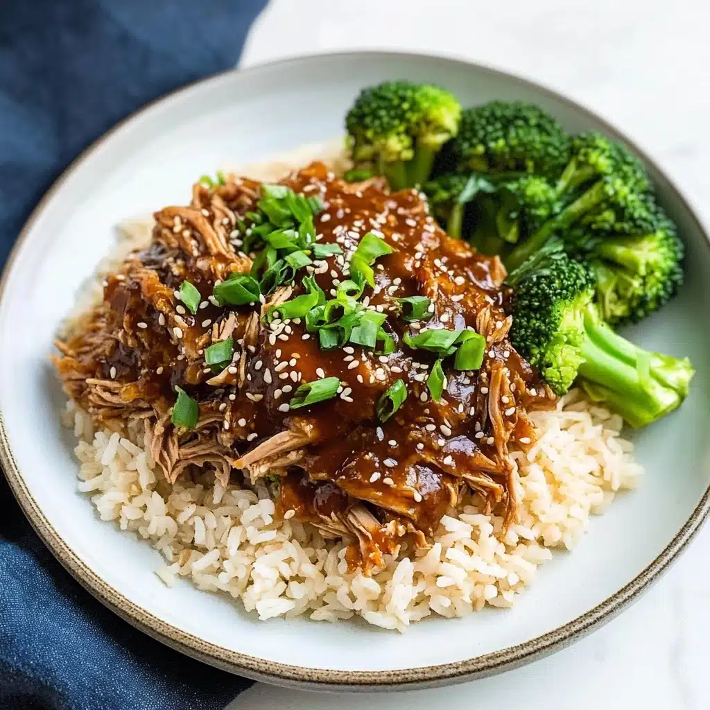 Slow Cooker Honey Garlic Chicken Recipe - Recipe Image