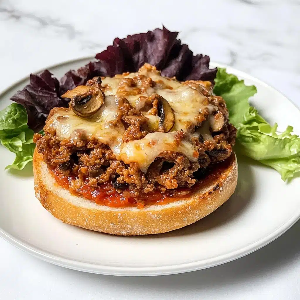 Pizza Burgers Recipe - Recipe Image