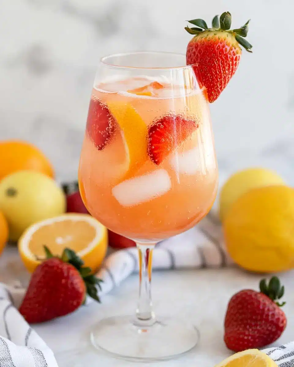 Refreshing Strawberry White Wine Sangria Recipe