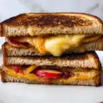 Summer Peach Grilled Cheese Recipe