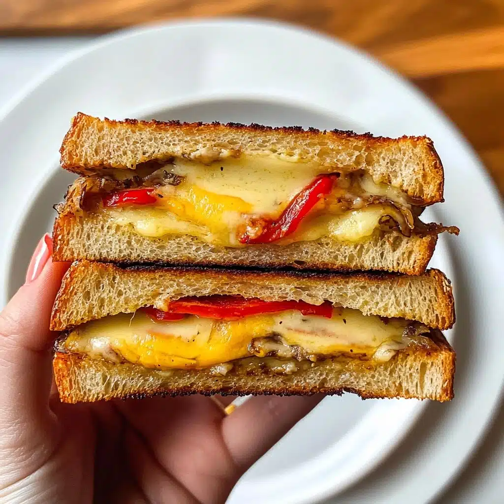 Summer Peach Grilled Cheese Recipe - Recipe Image