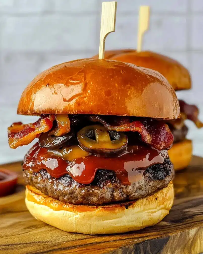 Whiskey Bacon Burger Recipe