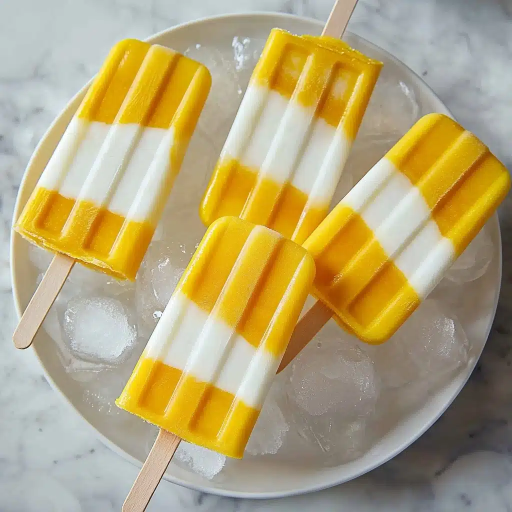 Coconut Mango Popsicles Recipe - Recipe Image