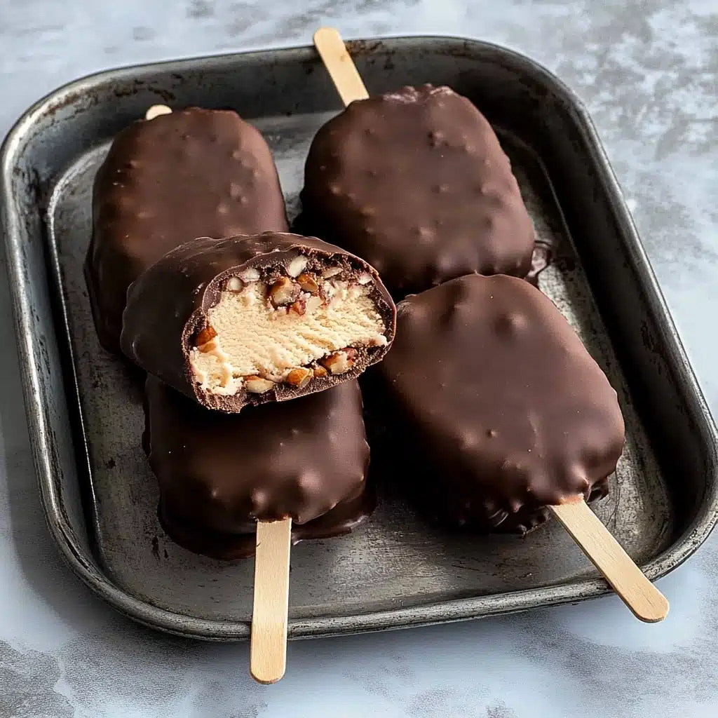 Peanut Butter Frozen Yogurt Bars Recipe - Recipe Image