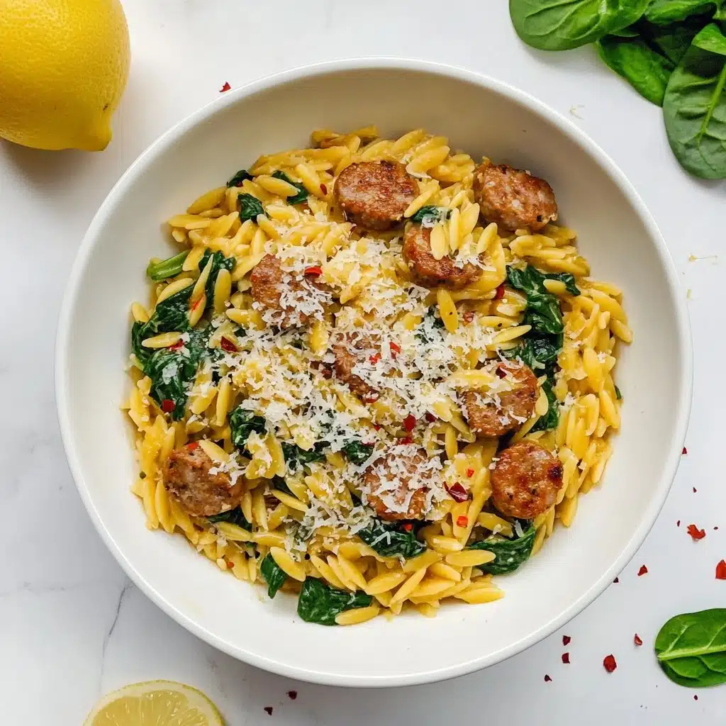 Chicken Sausage Orzo Recipe - Recipe Image