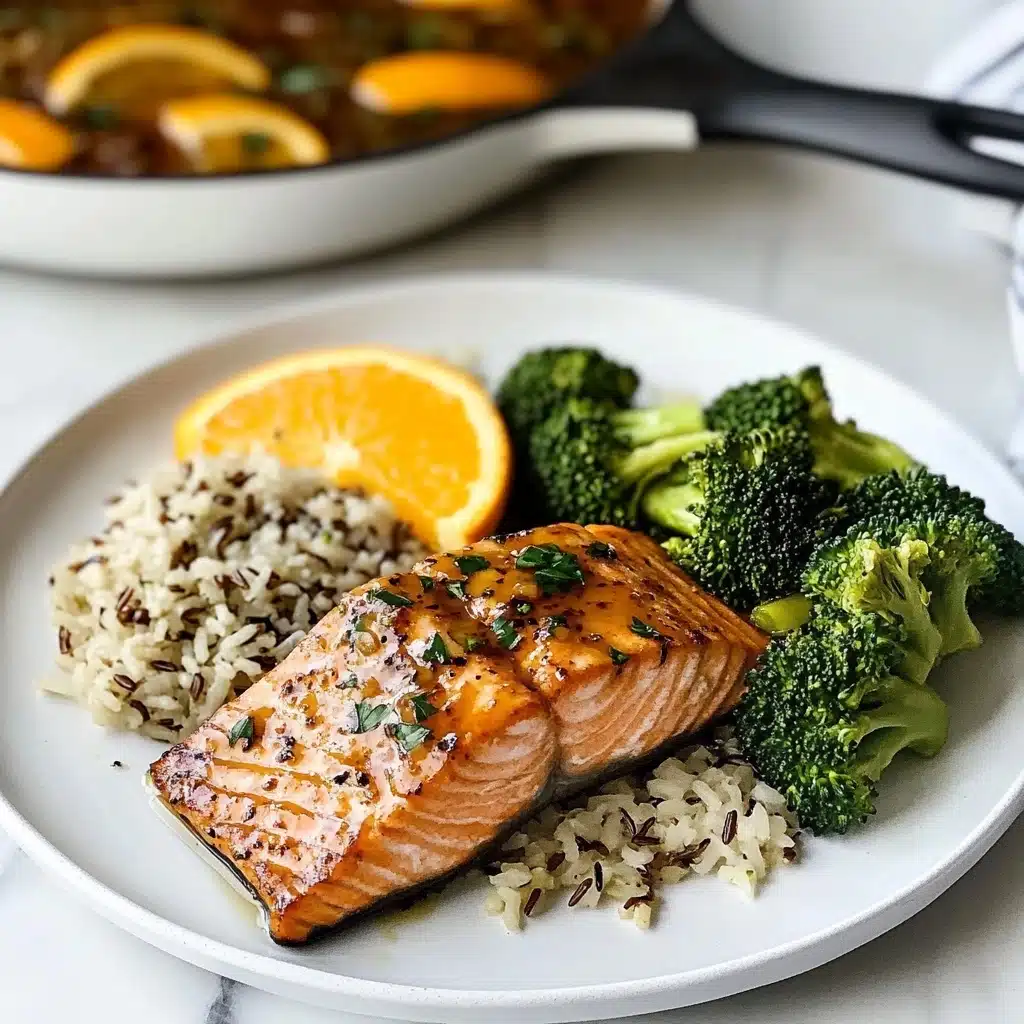 Orange Glazed Salmon Recipe - Recipe Image