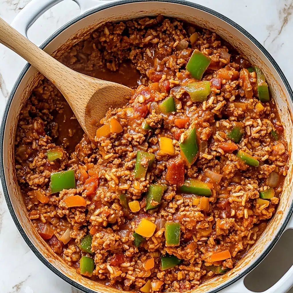 Simple Ground Turkey Pepper Skillet Recipe - Recipe Image