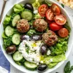 Greek Meatballs with Tzatziki Sauce Recipe