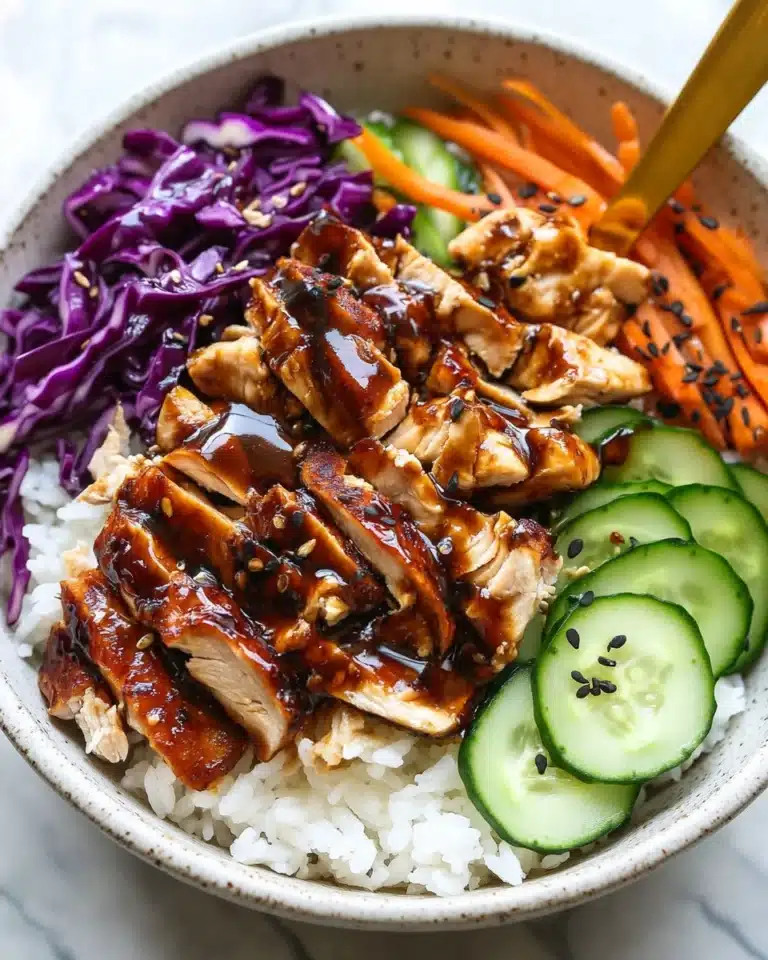 BBQ Chicken Rice Bowls Recipe