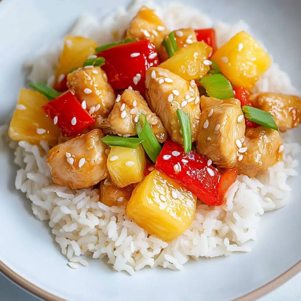 Pineapple Chicken and Rice Skillet Recipe - Recipe Image