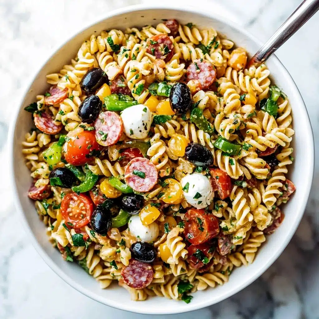 The Best Pasta Salad Recipe - Recipe Image