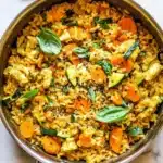 One-Skillet Ground Turkey Thai Curry with Rice Recipe