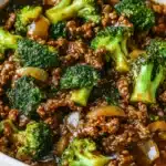 Honey Garlic Ground Beef and Broccoli Recipe