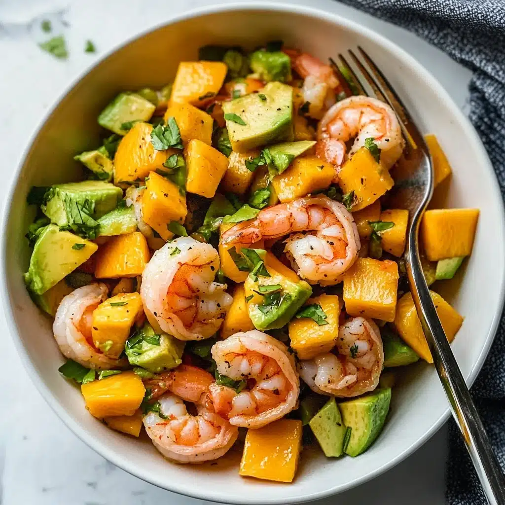Mango Avocado Salad With Shrimp Recipe - Recipe Image