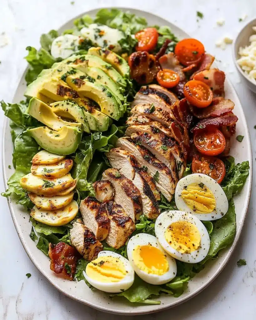 Grilled Balsamic Chicken Cobb Salad Recipe