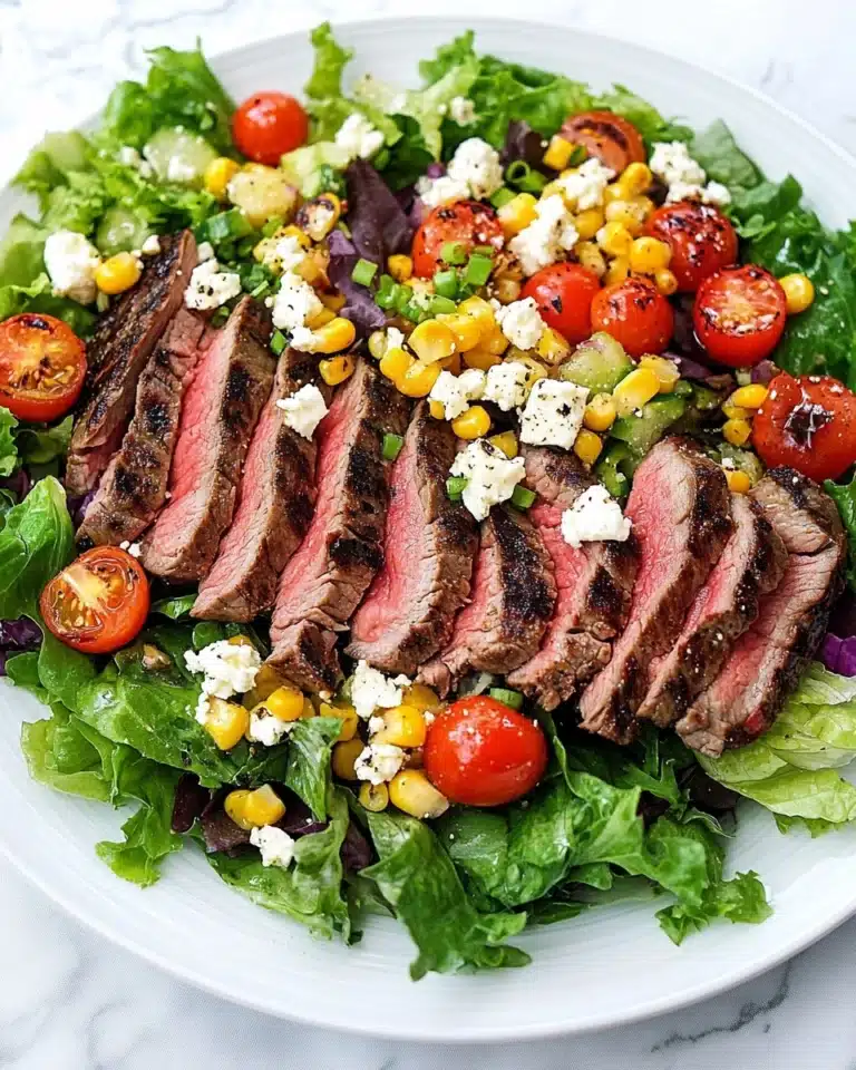 Balsamic Steak Gorgonzola Salad Recipe