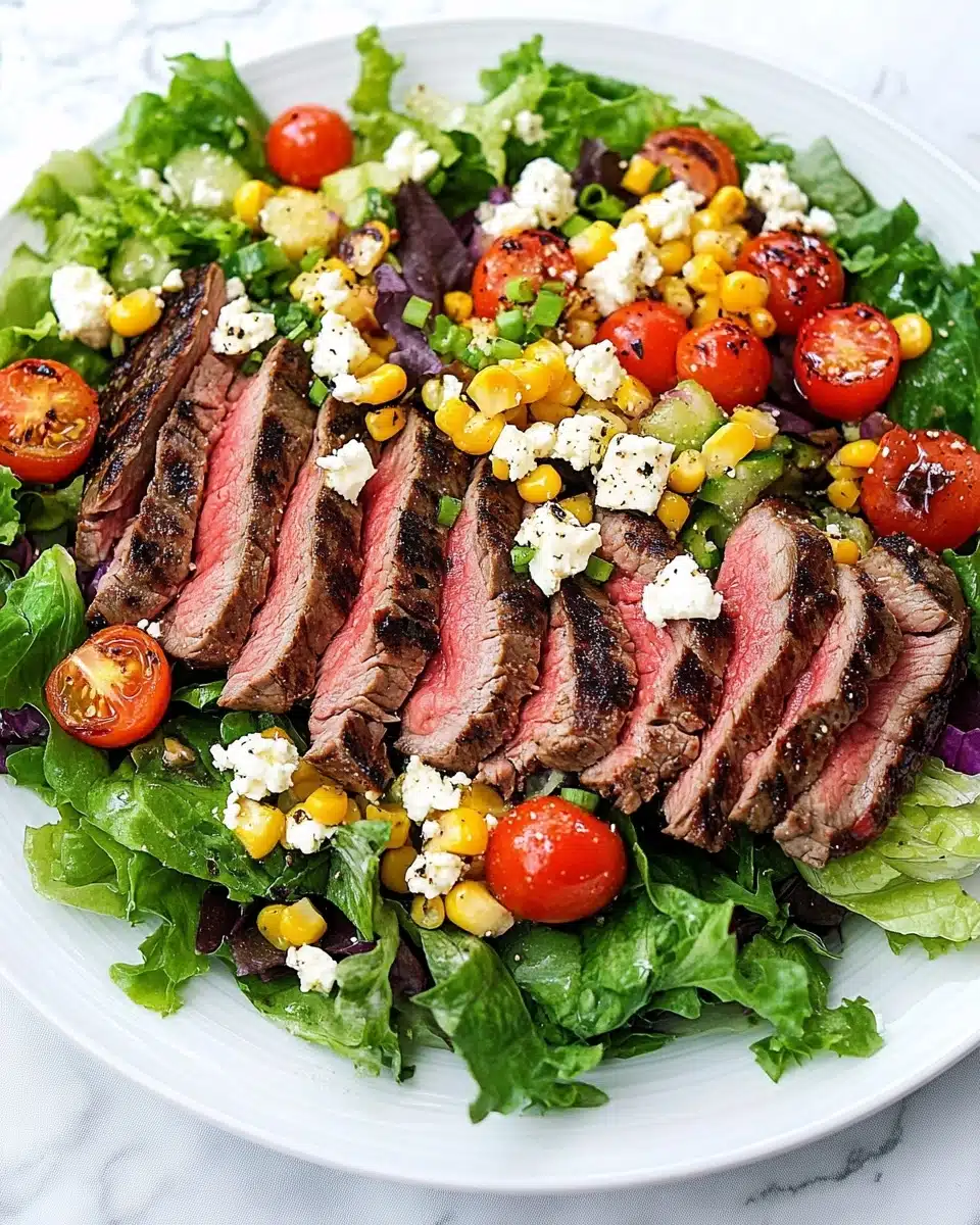 Balsamic Steak Gorgonzola Salad Recipe
