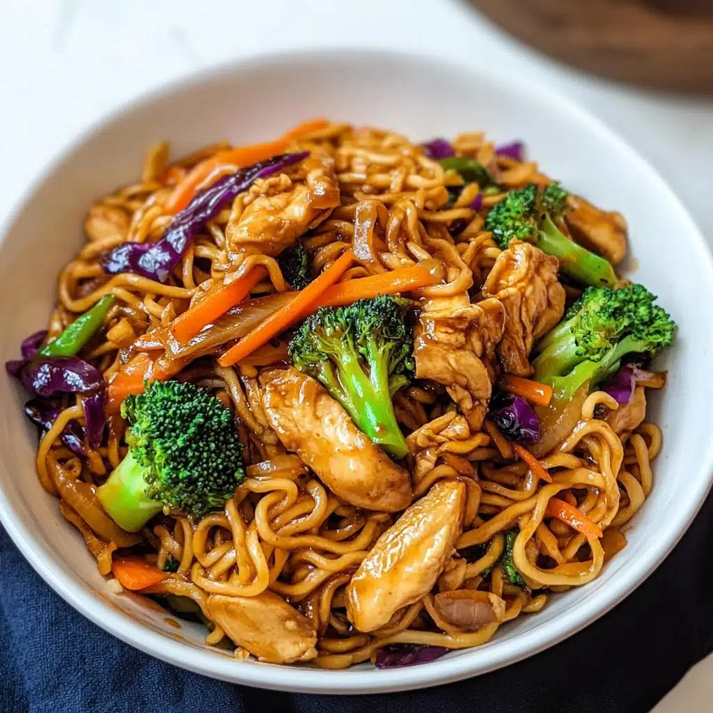 Easy Chicken Ramen Stir Fry Recipe - Recipe Image