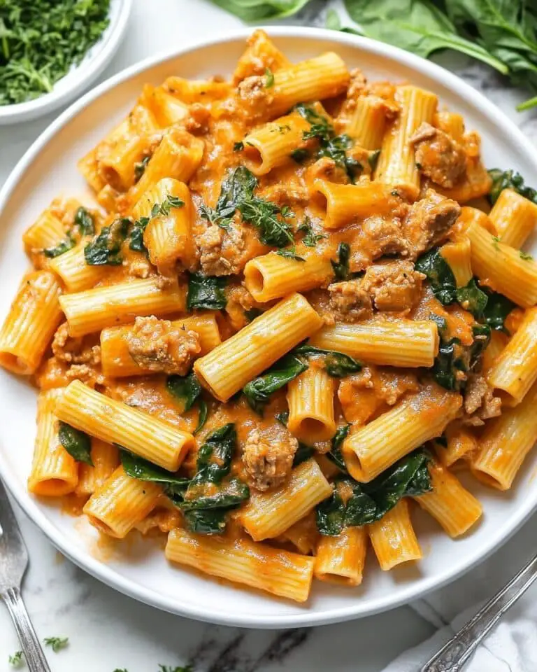 Creamy Sausage Rigatoni (One-Pan, 30-Minute Meal) Recipe