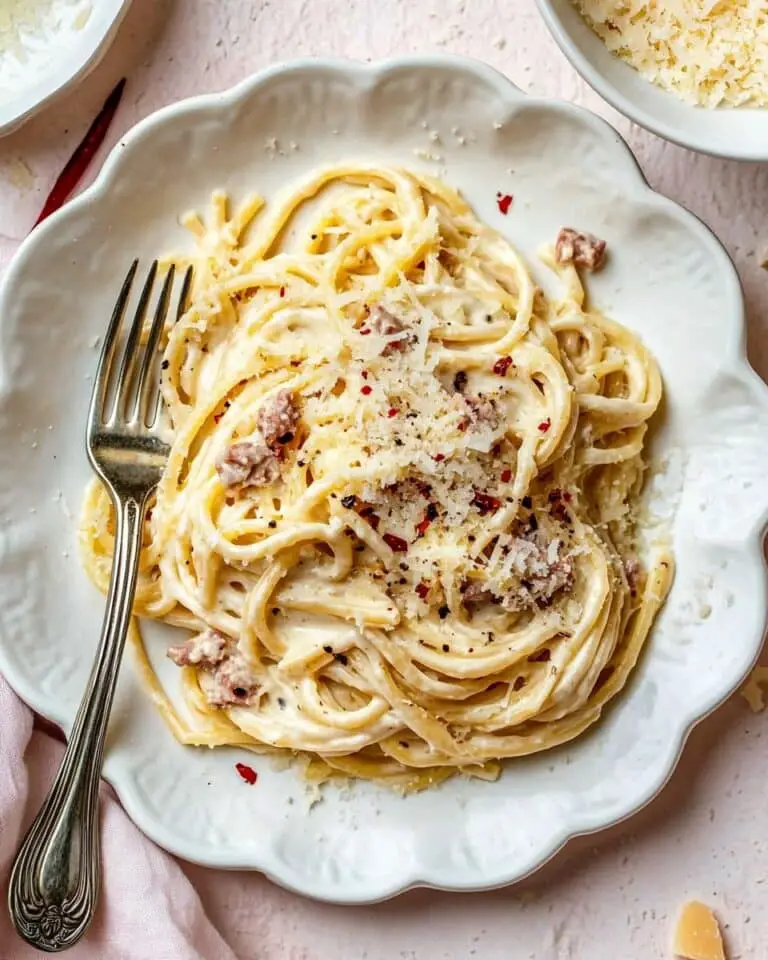 Creamy Lemon and Pancetta Linguine Recipe