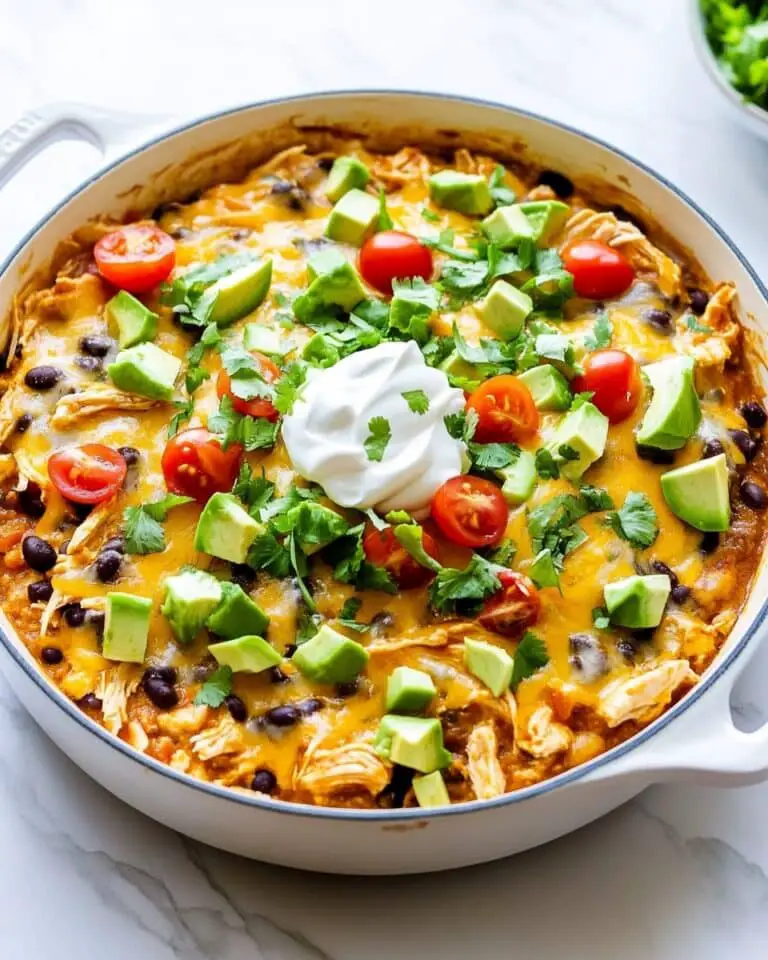 Chicken Black Bean Enchilada Skillet Recipe