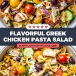 Greek Chicken Pasta Salad Recipe