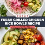 Grilled Chicken Summer Rice Bowls Recipe