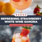 Refreshing Strawberry White Wine Sangria Recipe