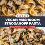 Creamy Vegan Mushroom Stroganoff Recipe