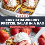 Walking Strawberry Pretzel Salad Recipe