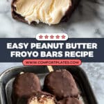 Peanut Butter Frozen Yogurt Bars Recipe