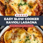 Slow Cooker Lasagna with Ravioli Recipe