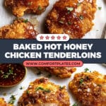 Baked Crunchy Hot Honey Chicken Recipe