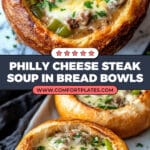 Philly Cheese Steak Soup Recipe