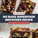 No Bake Superfood Brownies Recipe