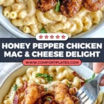 Honey Pepper Chicken Mac and Cheese Recipe