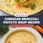 Cheddar Broccoli Potato Soup Recipe