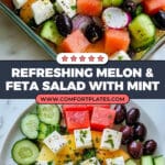Melon and Feta Tetris Salad Recipe