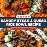 Steak & Queso Rice Recipe