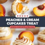 Peaches & Cream Cupcakes Recipe