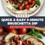 5-Minute Bruschetta Dip Recipe